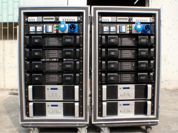 Canal doble activo amplificador de potencia estéreo 200v - 240v de 1300 vatios