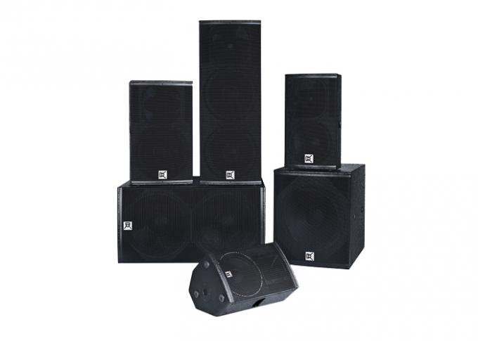 Altavoz bajo del sistema de sonido pasivo, caja de altavoz del sistema del PA DJ de la gama completa