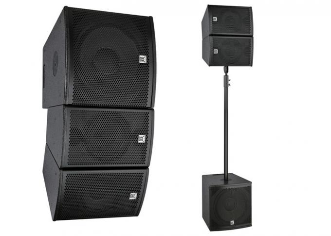 sistema de la columna del arsenal del altavoz de la sala de conferencias 250W, sistema de altavoz del micrófono inalámbrico