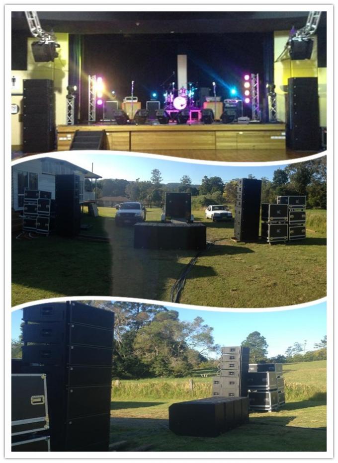 Club de noche altavoz audio del subwoofer de 1000 vatios favorable 15" X2 4" BOBINA de VOZ