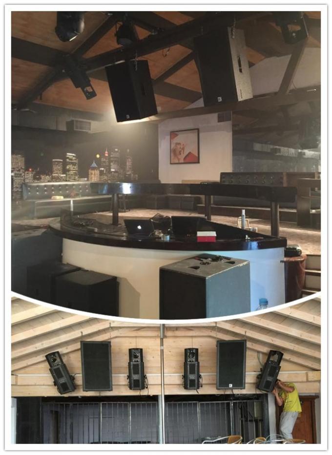 Club de noche altavoz audio del subwoofer de 1000 vatios favorable 15" X2 4" BOBINA de VOZ